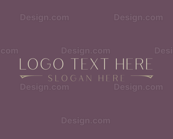 Gold Luxury Fashion Logo