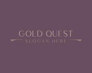 Gold Luxury Fashion logo design