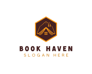 Pencil Book Home logo design