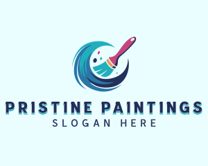 Handyman Paint Painting  logo design