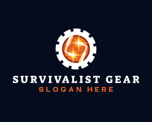 Gear Fabrication Welding logo design