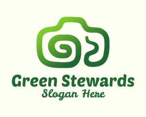 Green Serpent Camera logo design