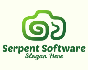 Green Serpent Camera logo design