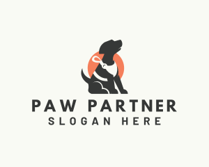 Dog Walker Leash logo design