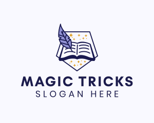 Magic Book Author  logo design