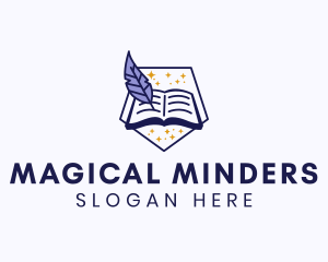 Magic Book Author  logo design