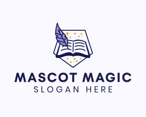 Magic Book Author  logo design