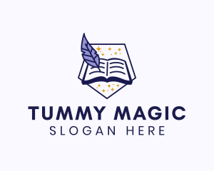 Magic Book Author  logo design