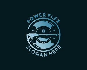 Power Washer Cleaning logo design