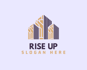 High Rise City Construction logo design