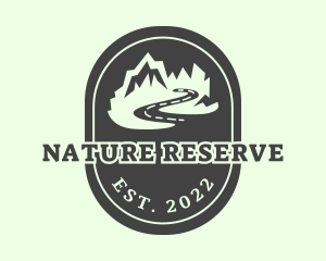 Natural Mountain Adventure logo design