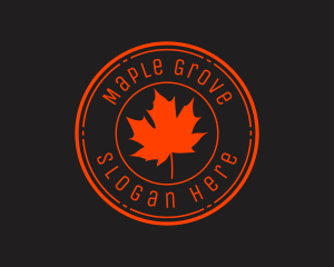 Modern Maple Leaf logo design