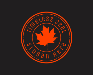 Modern Maple Leaf logo design