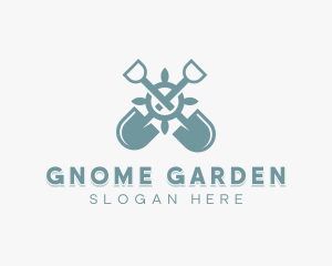 Gardening Shovel Landscaper logo design