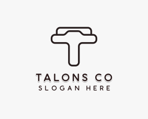 Industrial Firm Letter T logo design