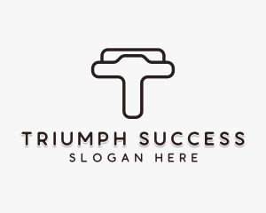 Industrial Firm Letter T logo design