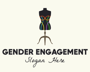Multicolor Fashion Mannequin  logo