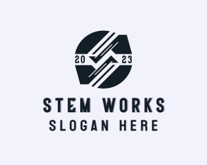 Stripe Metal Work logo design
