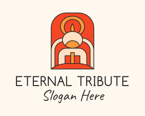 Memorial Candle Light logo design