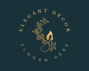 Boutique Floral Decor logo design