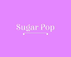 Cute Curly Pop logo design