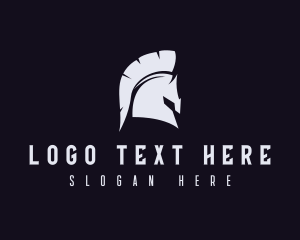 Spartan Helmet Horse logo