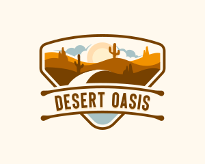 Cactus Desert Travel logo design