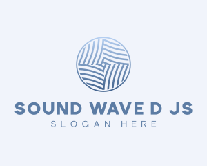 Professional Company Waves logo design