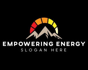 Solar Energy Mountain logo design