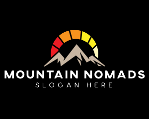 Solar Energy Mountain logo design