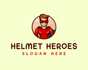 Cape Mask Hero logo design