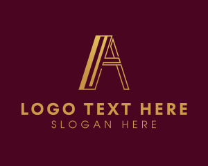 Upscale Business Letter A logo