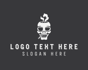 Skull Smoke Cigarette logo