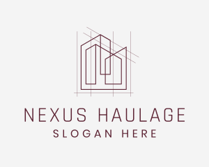 Minimalist Architectural Company logo design