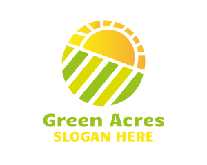 Sun Field Agriculture logo design