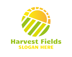 Sun Field Agriculture logo design