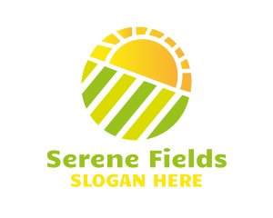 Sun Field Agriculture logo design