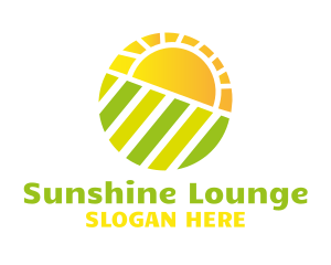 Sun Field Agriculture logo design