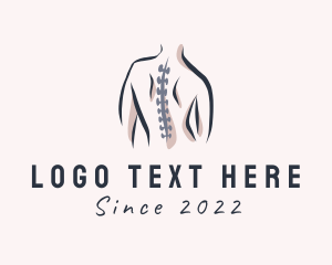 Anatomy - Medical Chiropractic Spine Therapy logo design