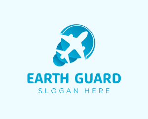 Gradient Airplane Travel logo