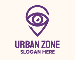 Purple Eye Location logo