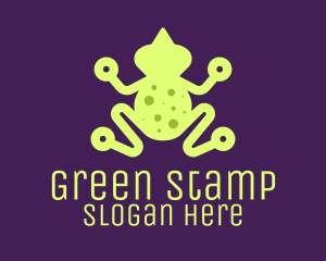 Digital Green Frog logo design