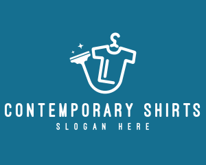 Dry Cleaning Shirt logo design