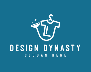 Dry Cleaning Shirt logo design