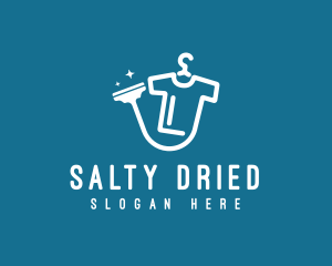 Dry Cleaning Shirt logo design