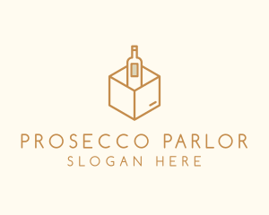 Wine Bottle Box Package logo