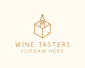 Wine Bottle Box Package logo