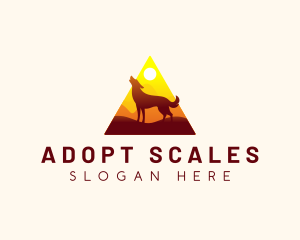 Dog Mountain Adventure logo design