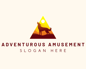 Dog Mountain Adventure logo design