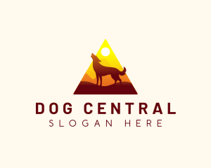 Dog Mountain Adventure logo design